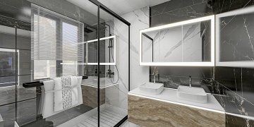 Banyo Tadilatı – Modern Tasarım, Seramik Fayans, Duşakabin ve Su Tesisatı